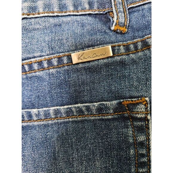 KanCan denim raw hem mini skirt. Size S. - Picture 3 of 3